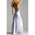 Spangle Backless Maxi Evening Dresses For Weddings With Sleeveless